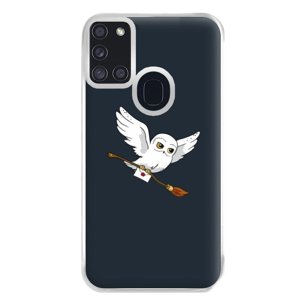 Messenger Owl Hedwig Phone Case for Galaxy A21s