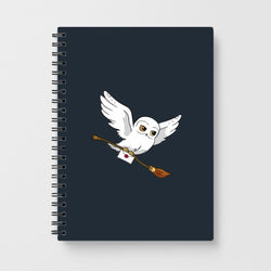 Messenger Owl Hedwig - Harry Potter Notebook