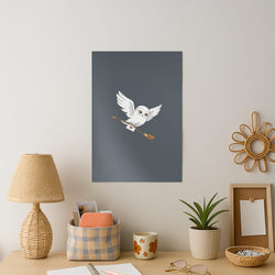 Messenger Owl Hedwig Art Print