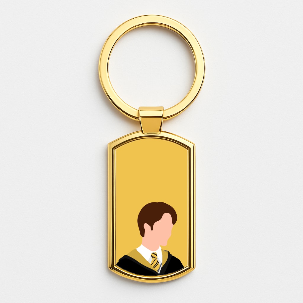 Cedric Diggory Gold Keyring