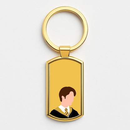 Cedric Diggory Gold Keyring