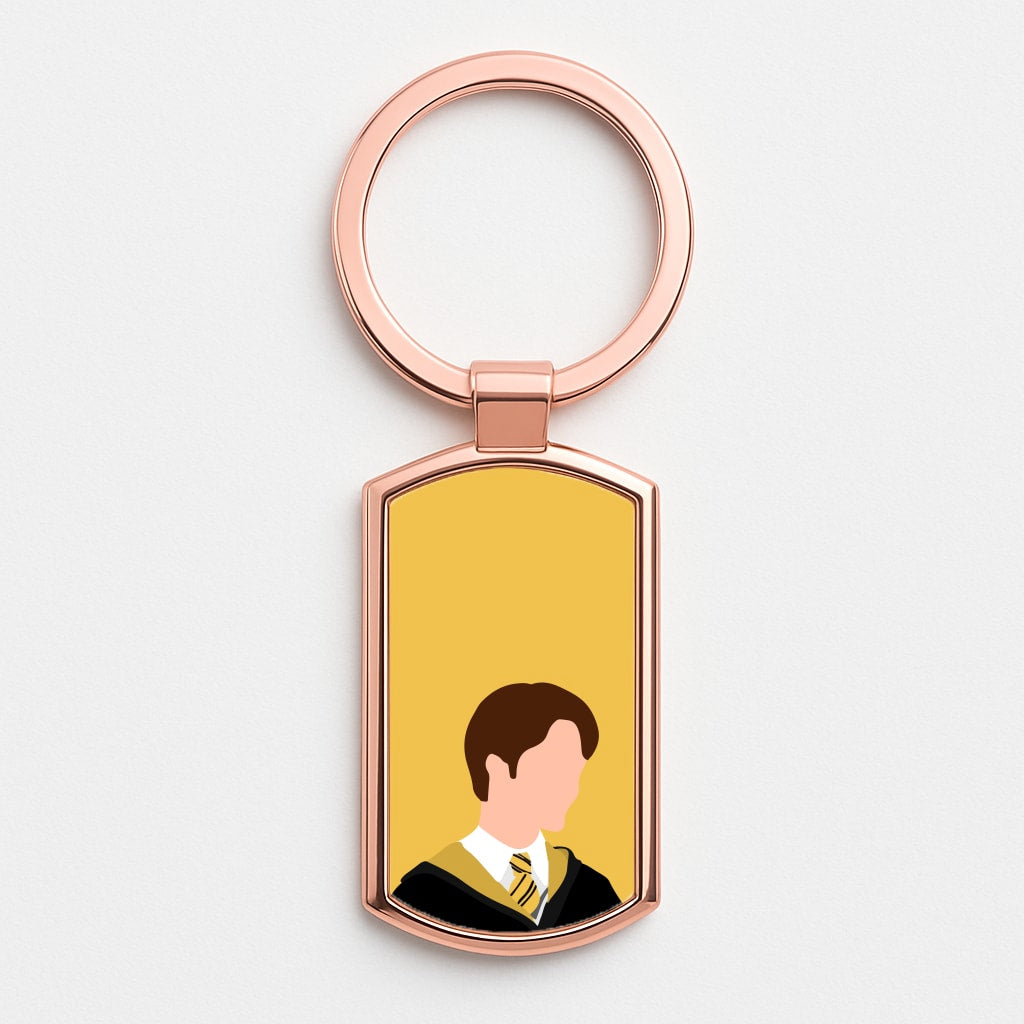 Cedric Diggory Rose Gold Keyring