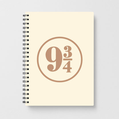 Platform Nine And Three Quaters - Harry Potter Notebook