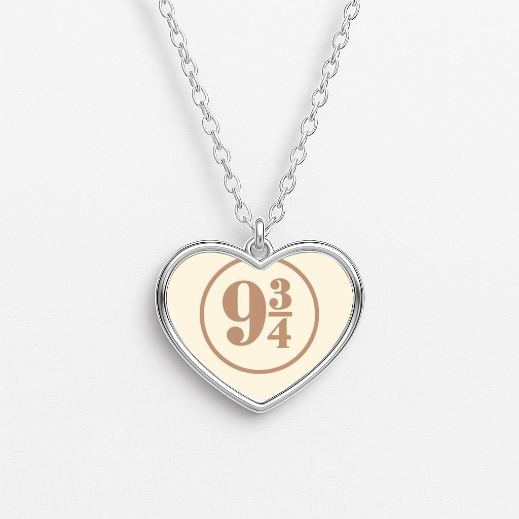 Platform Nine And Three Quaters Heart Necklace