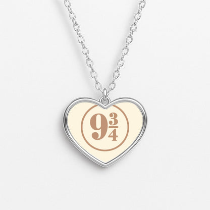 Platform Nine And Three Quaters Heart Necklace