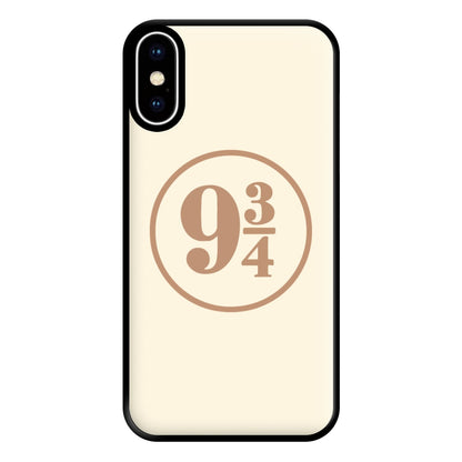 Platform Nine And Three Quaters Phone Case for iPhone XS Max