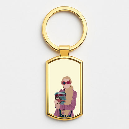 Luna Gold Keyring