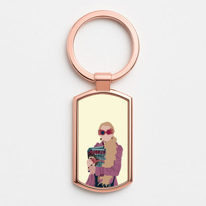 Luna Rose Gold Keyring