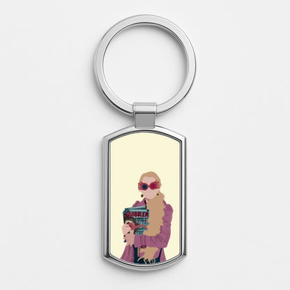 Luna Silver Keyring