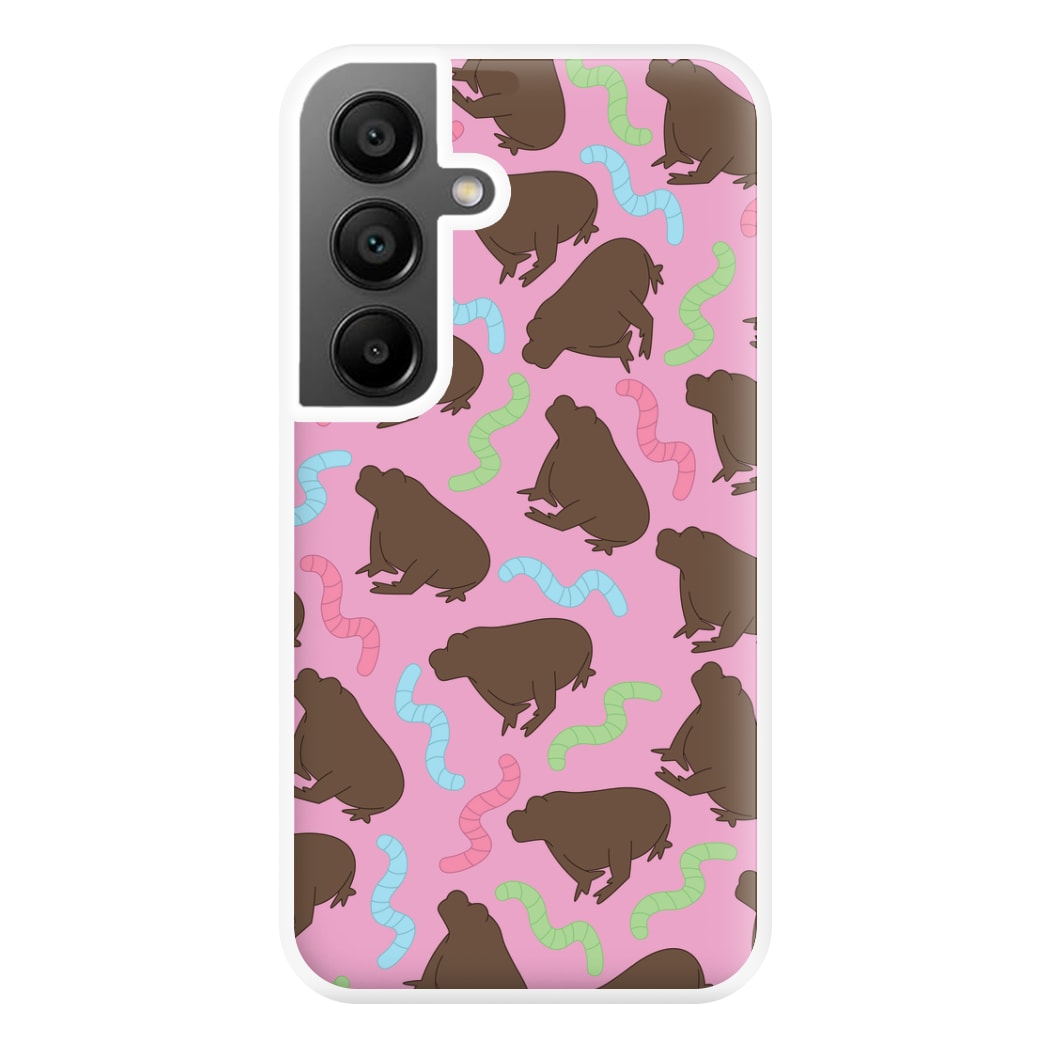 Frog Pattern Phone Case for Galaxy A55