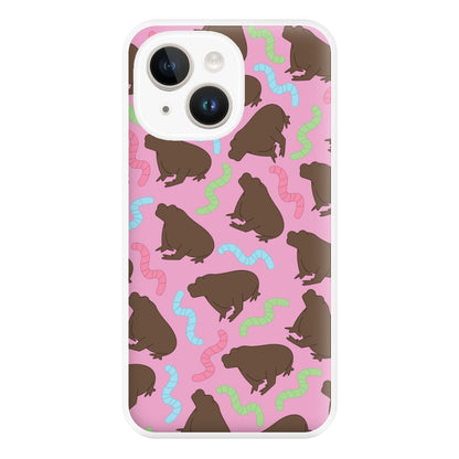 Frog Pattern Phone Case for iPhone 14 Plus