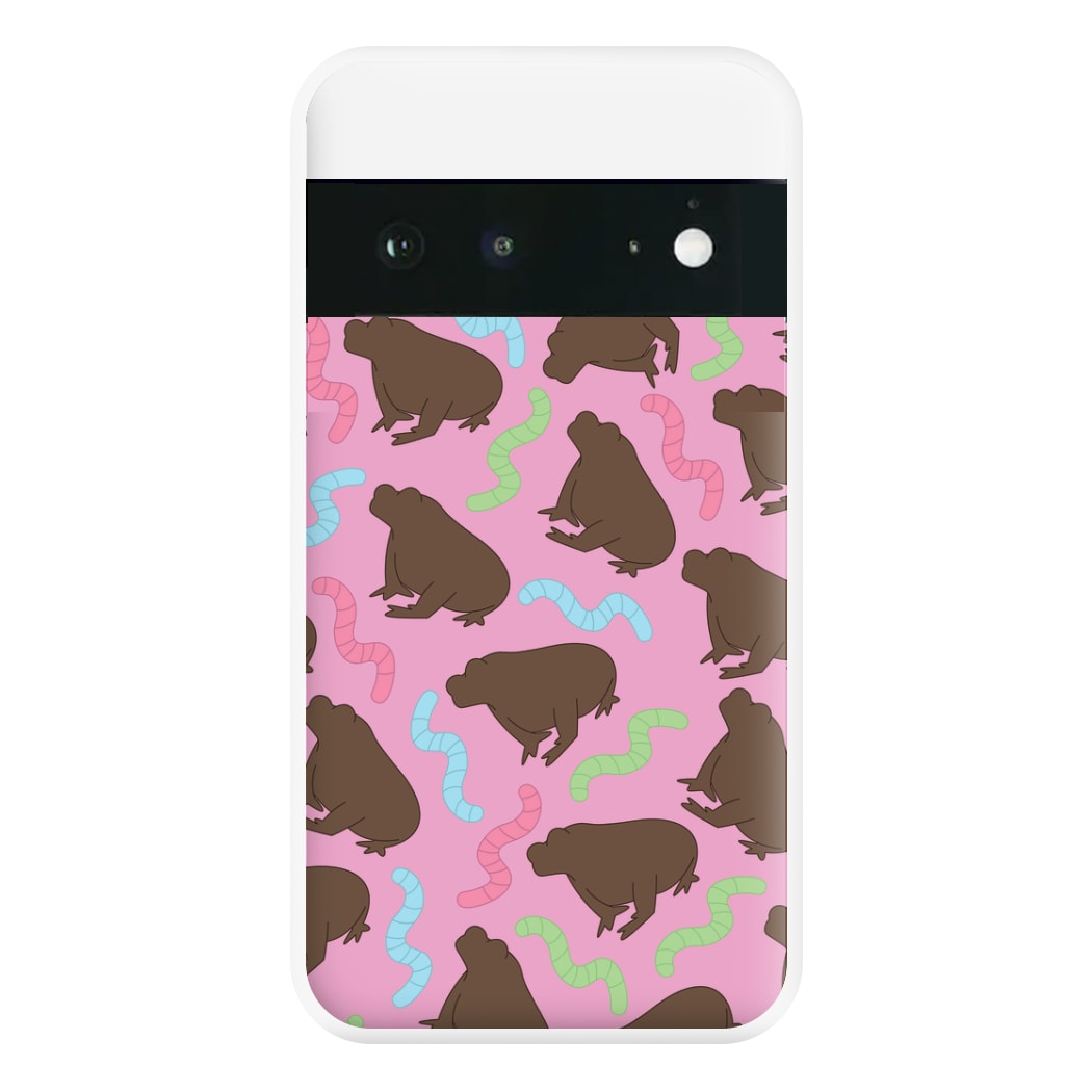 Frog Pattern Phone Case for Google Pixel 6a