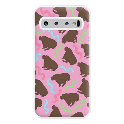 Frog Pattern Phone Case for Galaxy S10 Plus