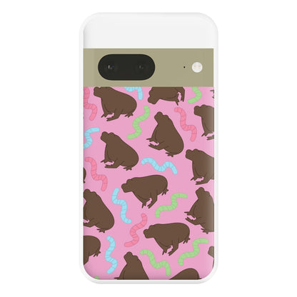 Frog Pattern Phone Case for Google Pixel 7a