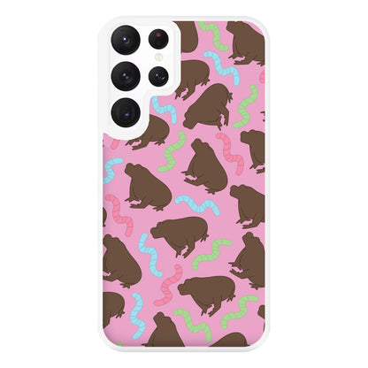 Frog Pattern Phone Case for Galaxy S22 Ultra