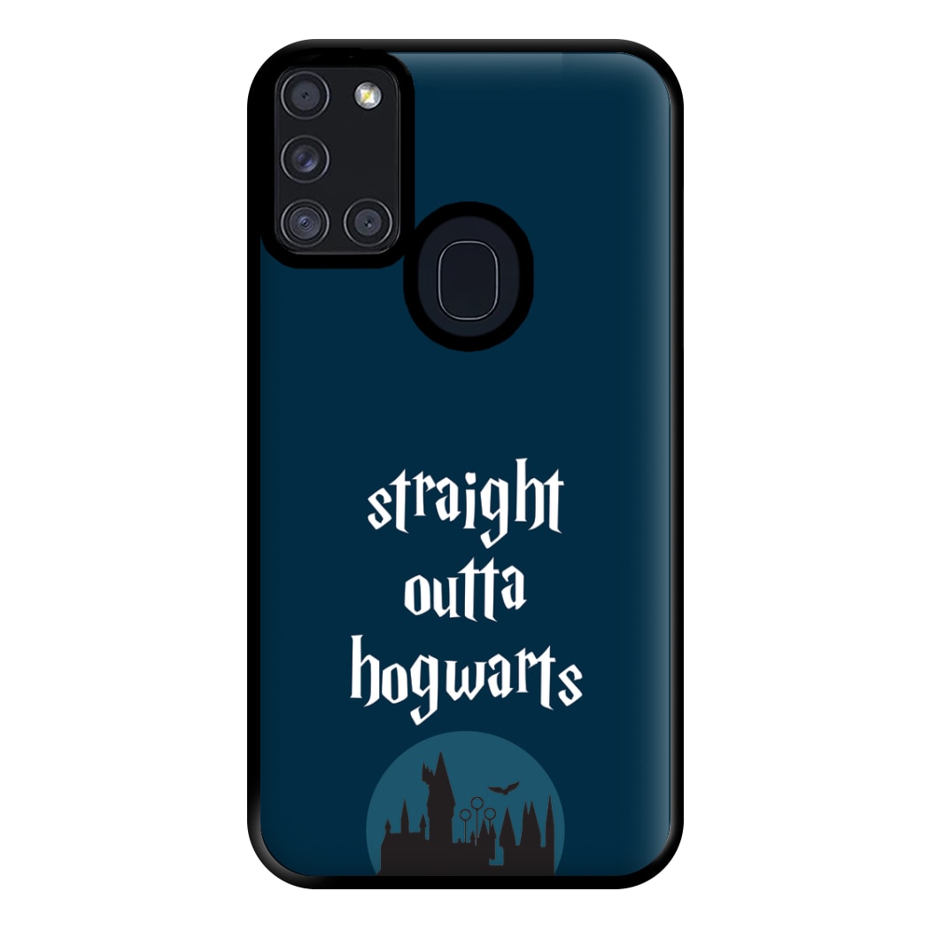 Straight Outta Hogwarts Phone Case for Galaxy A21s