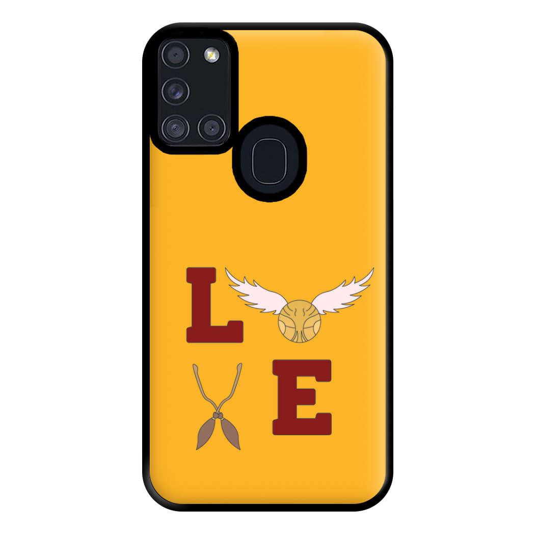 Love Quidditch Phone Case for Galaxy A21s