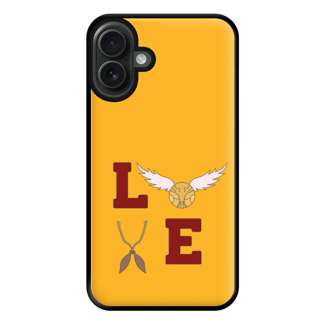 Love Quidditch Phone Case for iPhone 16 Plus