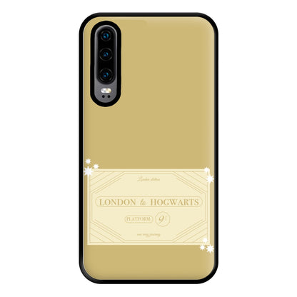 Train Ticket Phone Case for Huawei P30