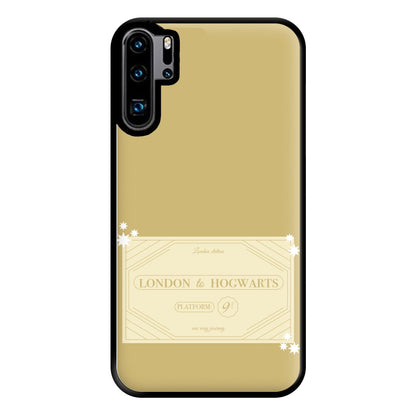 Train Ticket Phone Case for Huawei P30 Pro