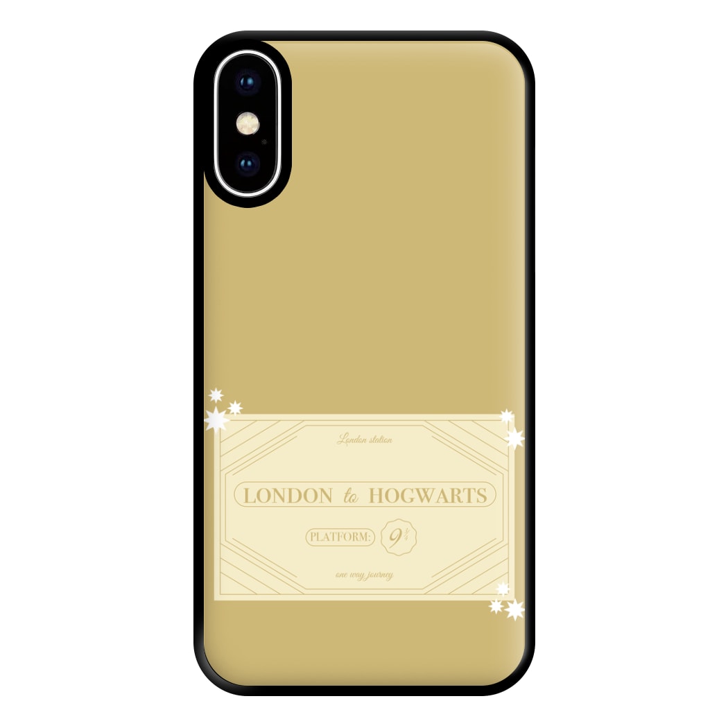 Train Ticket Phone Case for iPhone XS Max