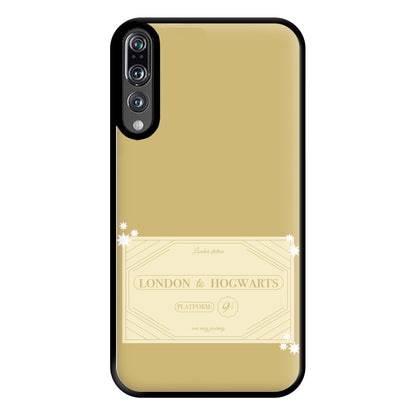 Train Ticket Phone Case for Huawei P20 Pro