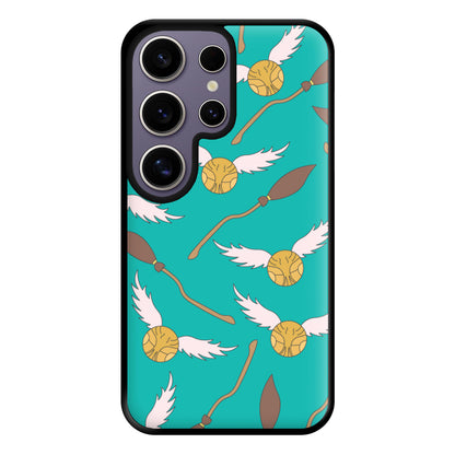 Quidditch Pattern - Harry Potter Phone Case for Galaxy S25 Ultra