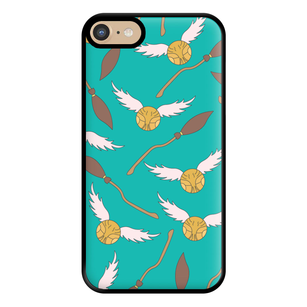 Quidditch Pattern - Harry Potter Phone Case for iPhone 6 / 7 / 8 / SE