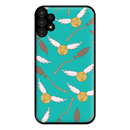 Quidditch Pattern - Harry Potter Phone Case for Galaxy A13