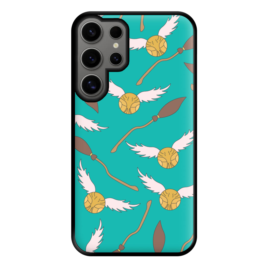 Quidditch Pattern Phone Case for Galaxy S24 Ultra