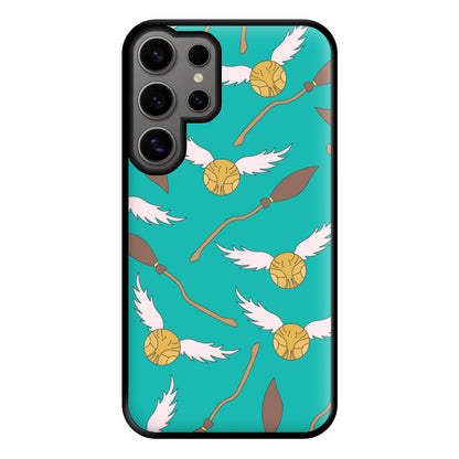 Quidditch Pattern Phone Case for Galaxy S24 Ultra