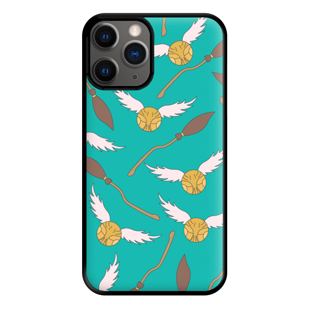 Quidditch Pattern Phone Case for iPhone 12 Pro Max