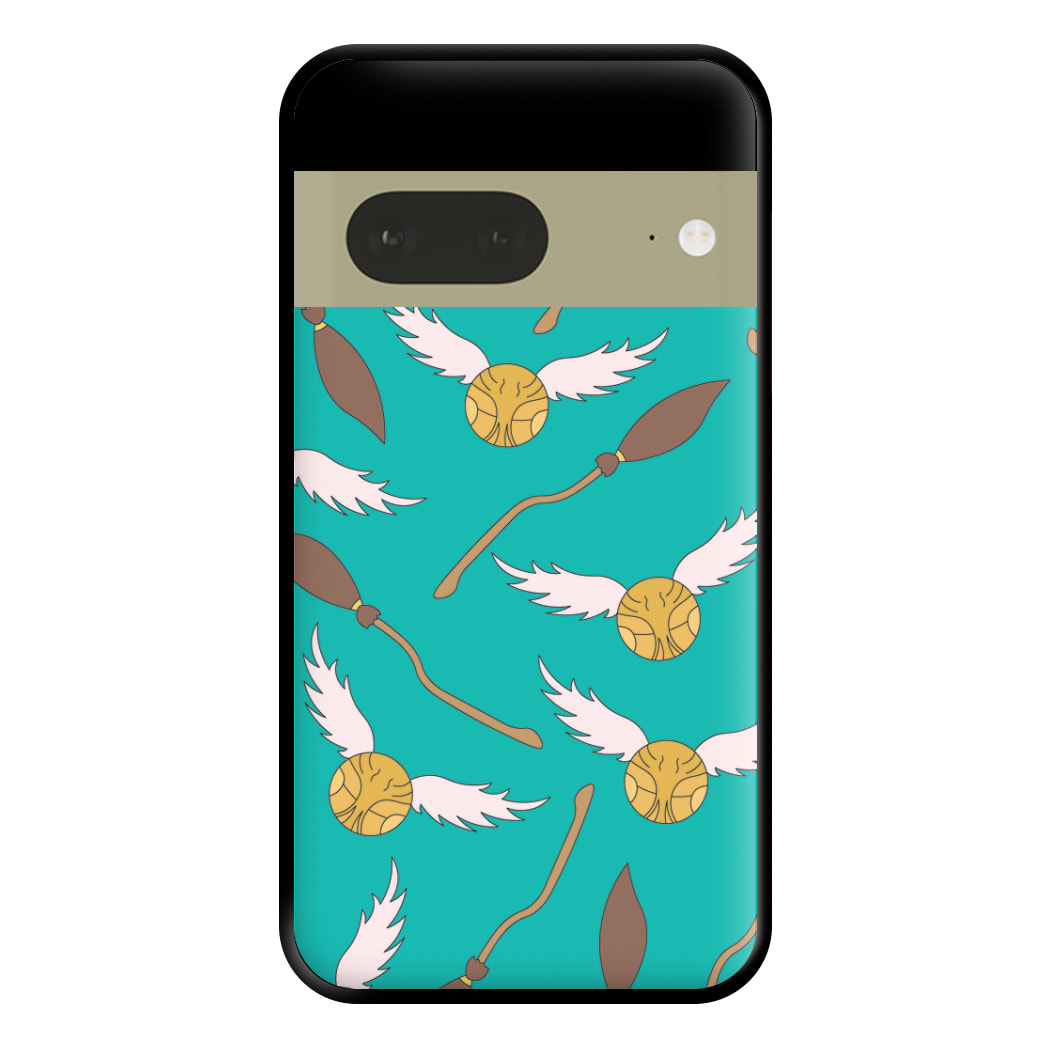 Quidditch Pattern - Harry Potter Phone Case for Google Pixel 7a