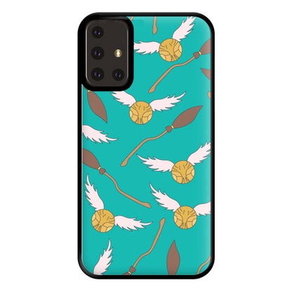 Quidditch Pattern - Harry Potter Phone Case for Galaxy A71