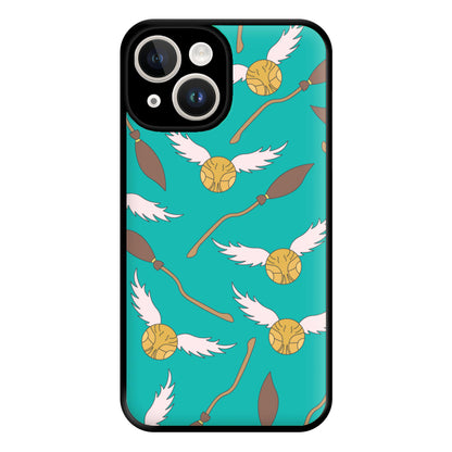 Quidditch Pattern - Harry Potter Phone Case for iPhone 14