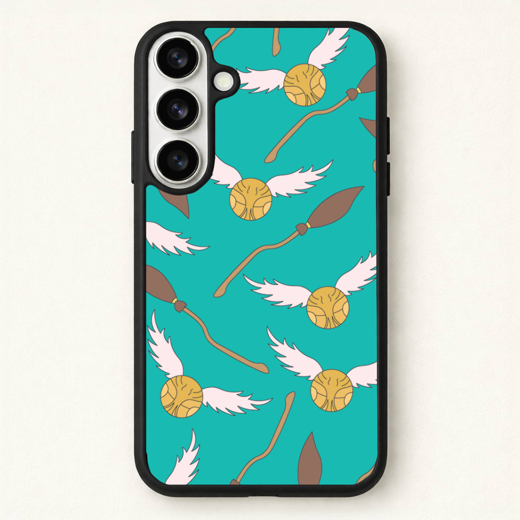 Quidditch Pattern - Harry Potter Phone Case for Galaxy S26 Plus