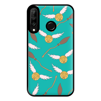 Quidditch Pattern - Harry Potter Phone Case for Huawei P30 Lite