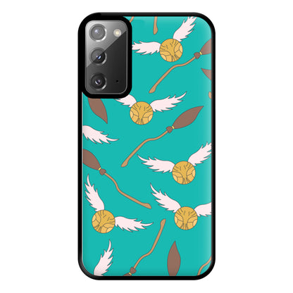 Quidditch Pattern - Harry Potter Phone Case for Galaxy Note 20 Ultra