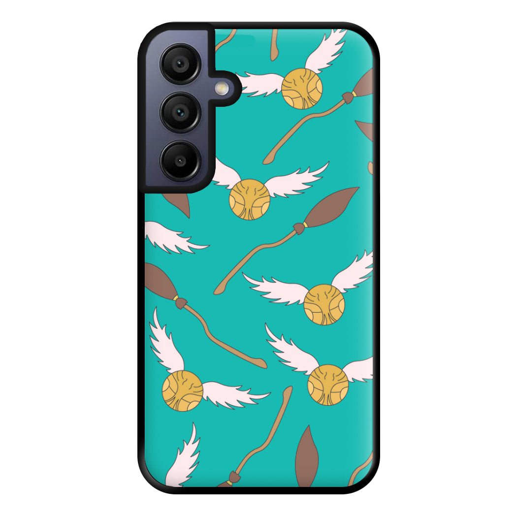 Quidditch Pattern - Harry Potter Phone Case for Galaxy A15