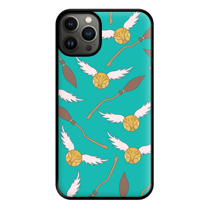 Quidditch Pattern Phone Case for iPhone 13