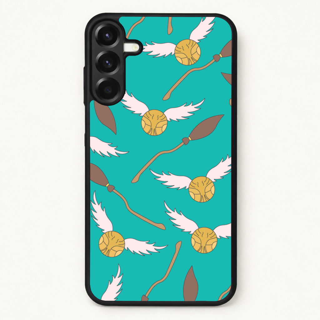Quidditch Pattern - Harry Potter Phone Case for Galaxy A17