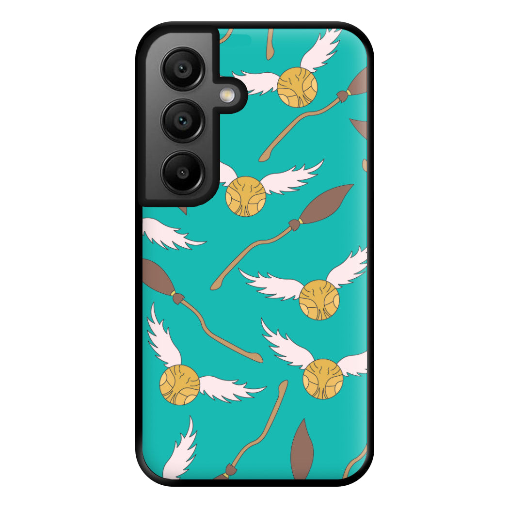 Quidditch Pattern - Harry Potter Phone Case for Google Pixel 8