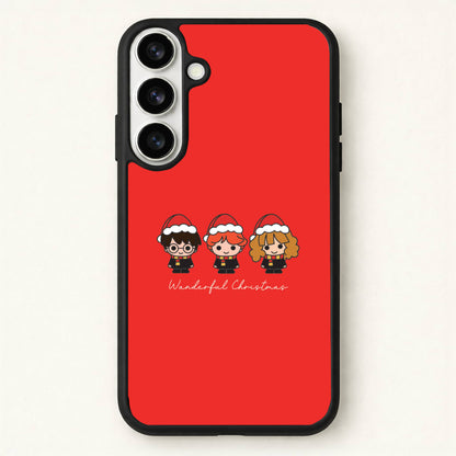 Wizards With Christmas Hats Phone Case for Galaxy S26 Plus