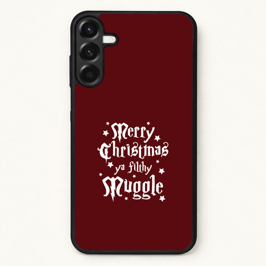 Merry Christmas You Filthy Muggle Phone Case for Galaxy A37