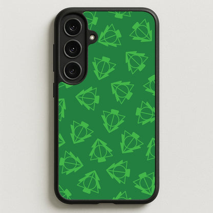 Christmas Tree Wizard Icon Pattern Phone Case for Galaxy S25FE