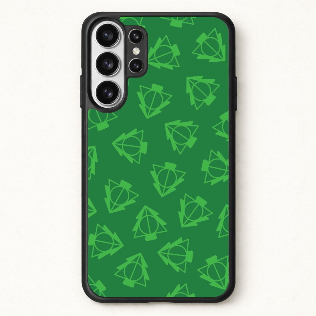 Christmas Tree Wizard Icon Pattern Phone Case for Galaxy S26 Ultra