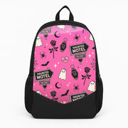 Haunted Motel Pink Backpack 1