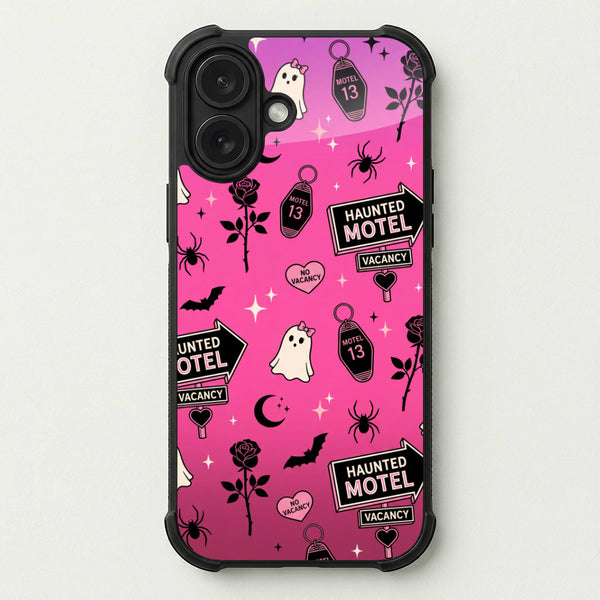 Haunted Motel Pink Phone Case — Bumper case
