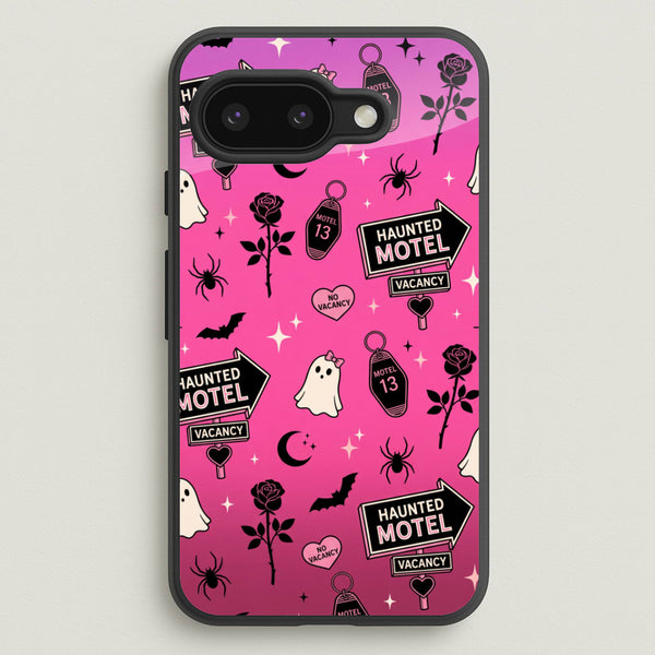 Haunted Motel Pink Phone Case - Google Pixel 9a / Standard