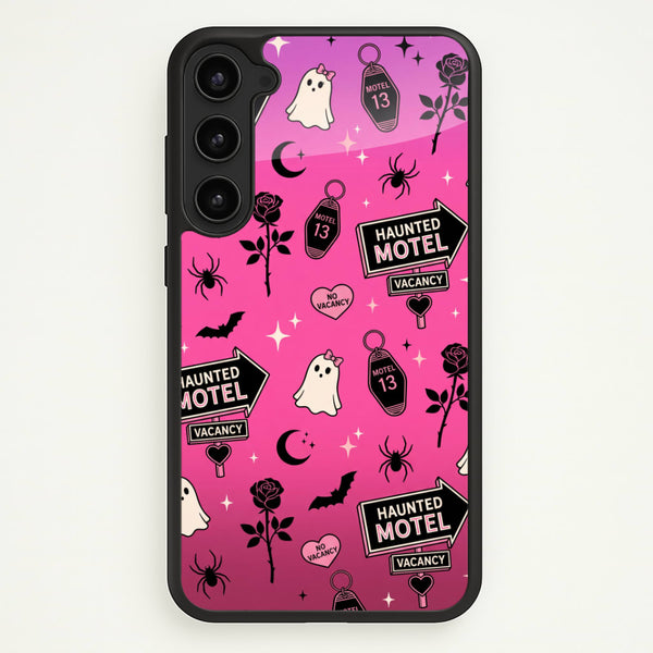 Haunted Motel Pink Phone Case - Galaxy S23 Plus / Standard